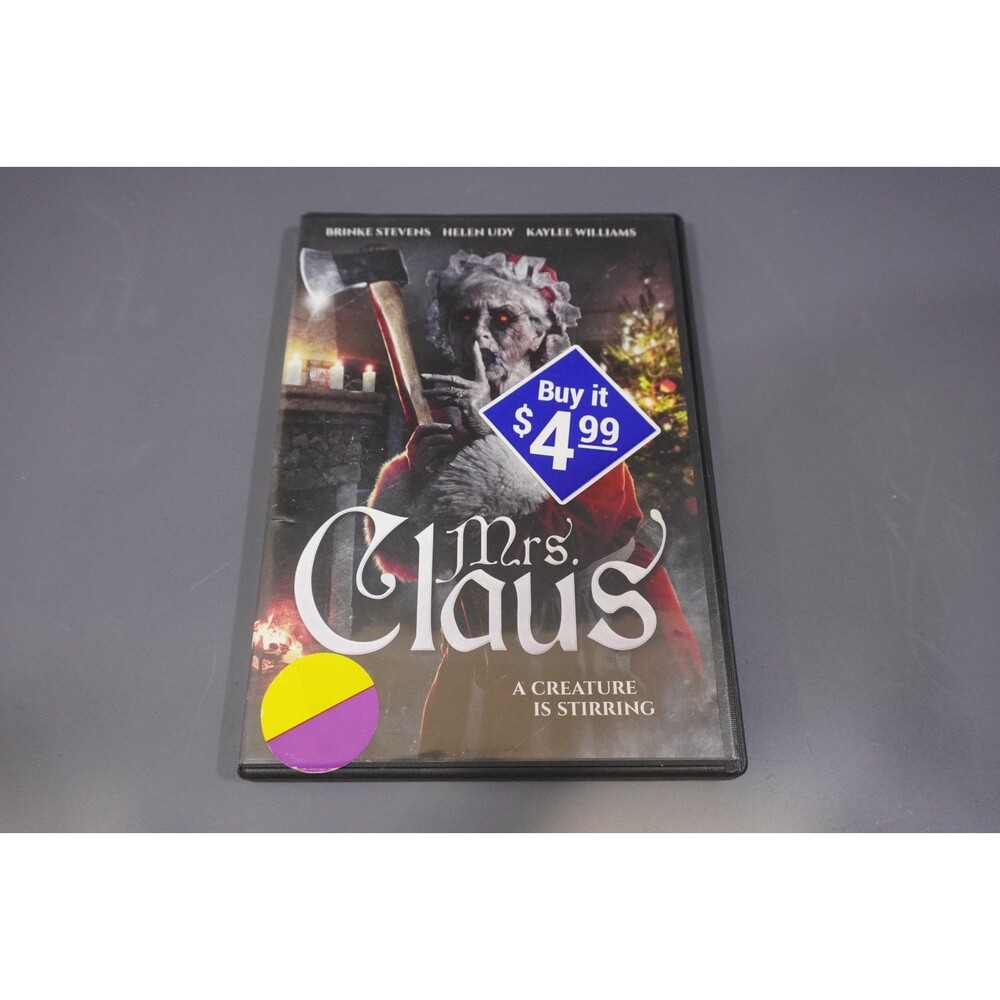 Mrs. Claus DVD (2018) Christmas Horror OOP Wild Eye Releasing Rare